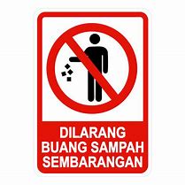 Gambar Larangan Membuang Sampah Sembarangan